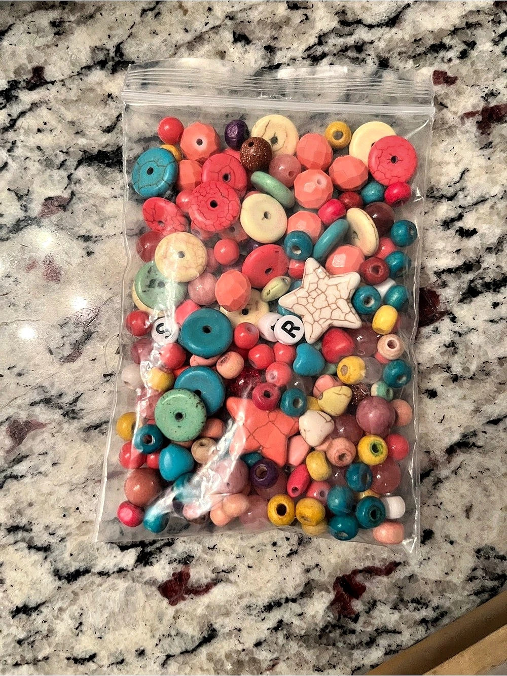 Assorted Colorful Craft Beads Multicolor resin beads
